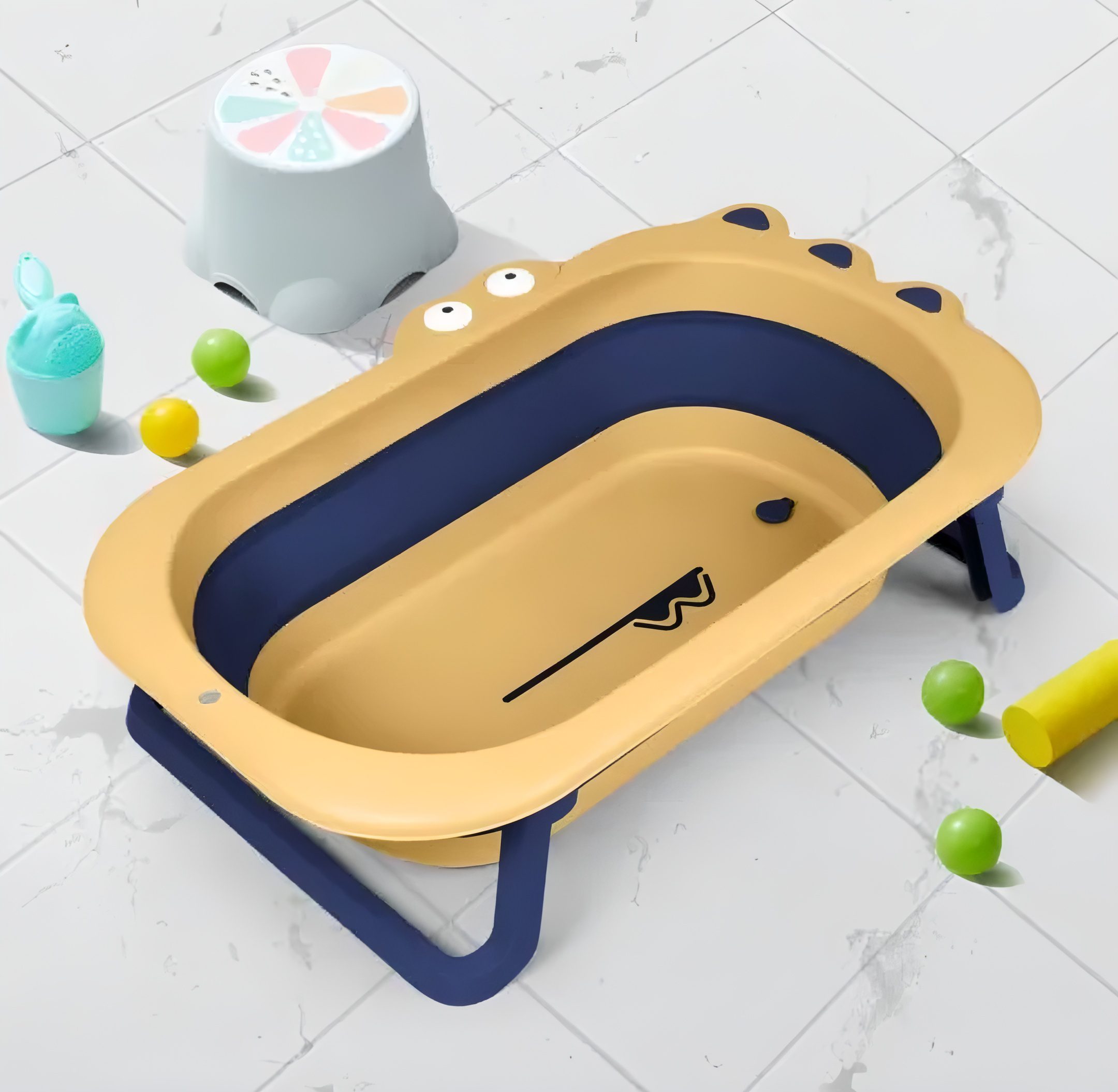 وان حمام کودک مدل آکاردئونی تاشو