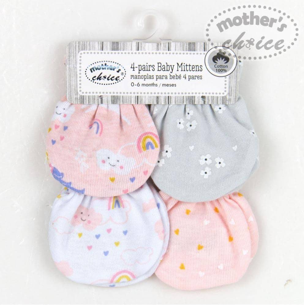 دستکش نوزادی پک 4 عددی