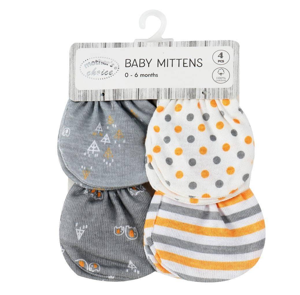 ست 4 عددی دستکش نوزادی