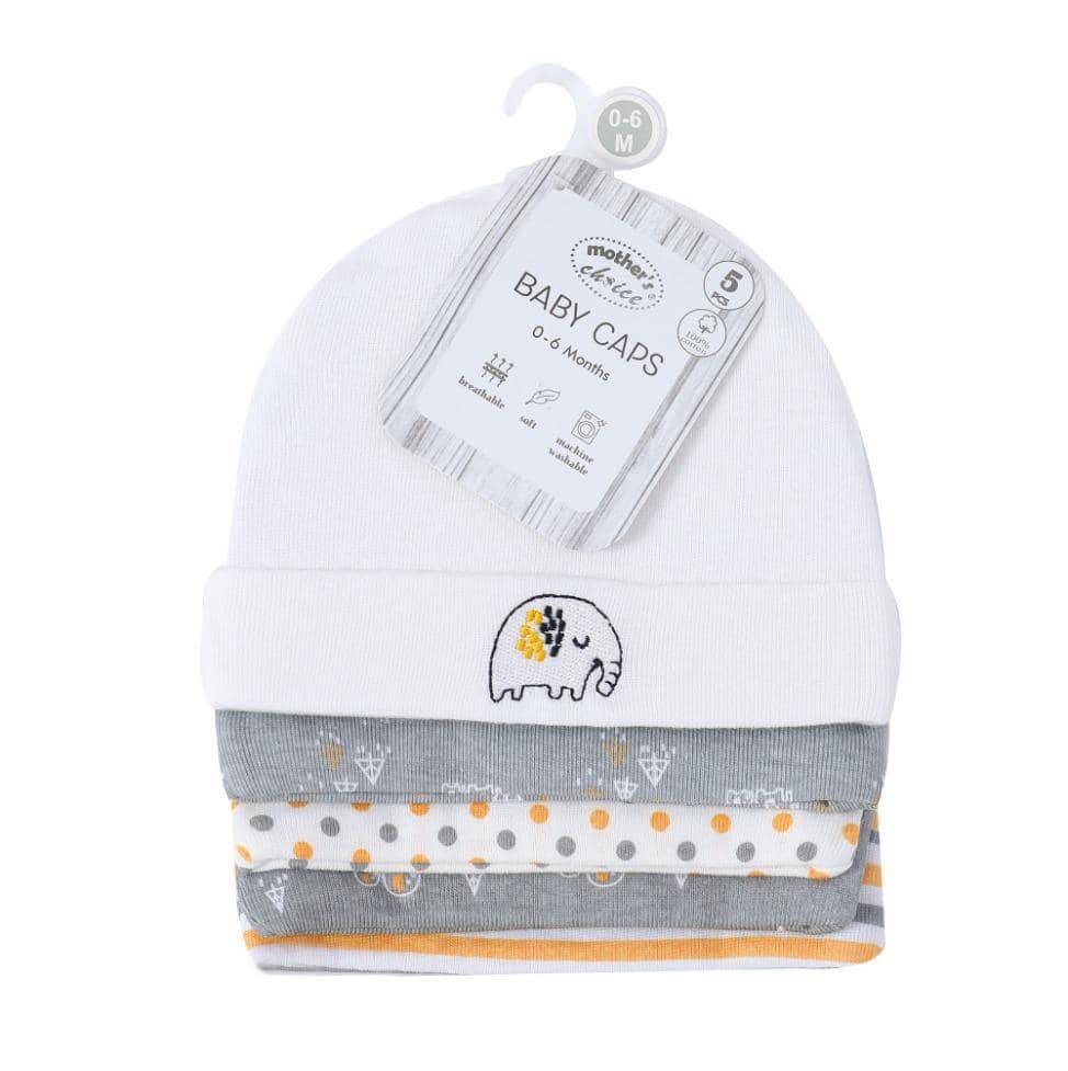 ست کلاه نوزادی 5 عددی