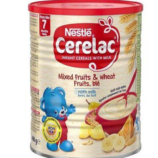 سرلاک گندم و میوه نستله