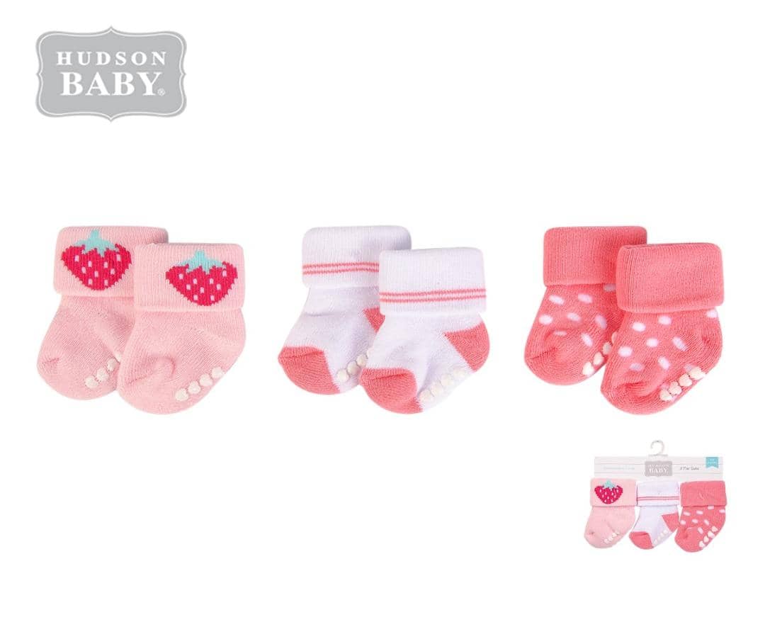 جوراب نوزاد پک 3 تایی