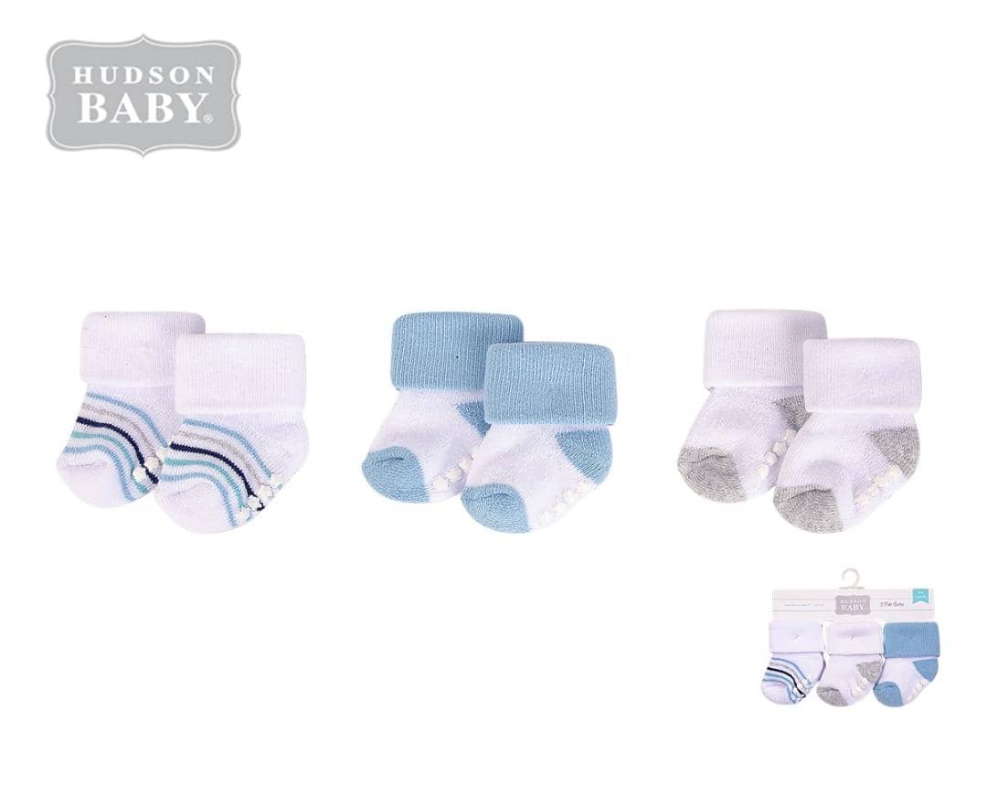 جوراب حوله ای نوزاد پک 3 تایی