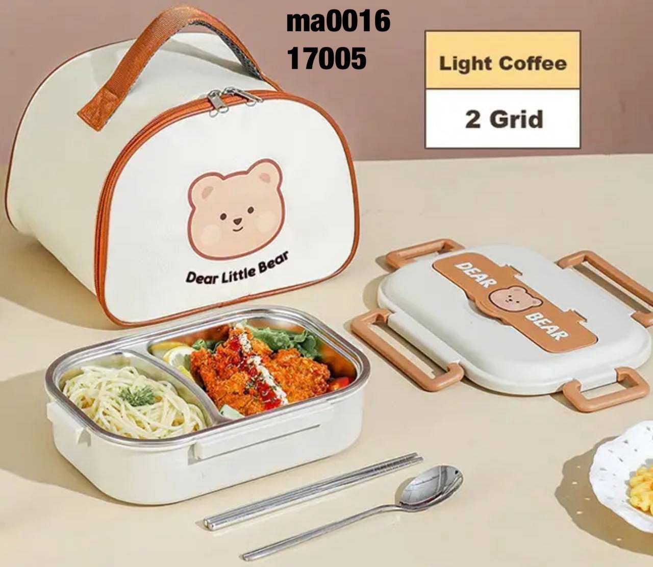 ست کیف و ظرف غذا 2 قسمتی