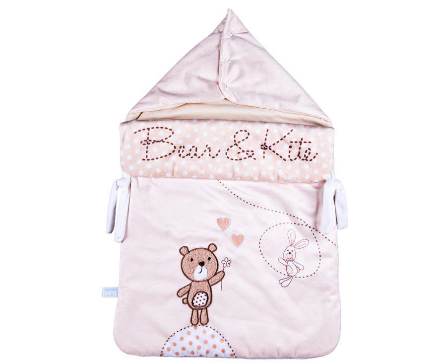 قنداق فرنگی زیپ دار رز برن طرح bear...