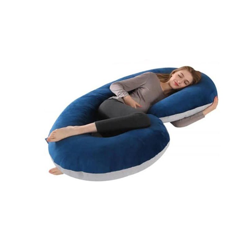 بالش بارداری سی شکل سورمه ای