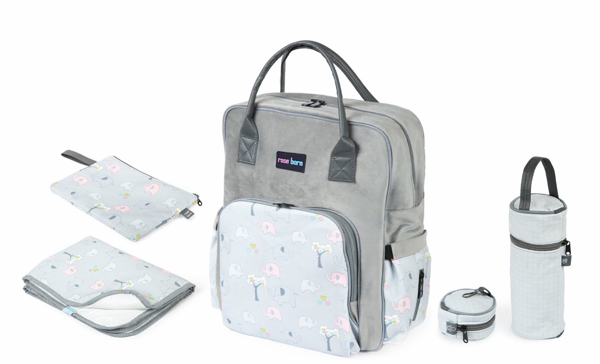 کیف کوله لوازم کودک رزبرن طرح family love