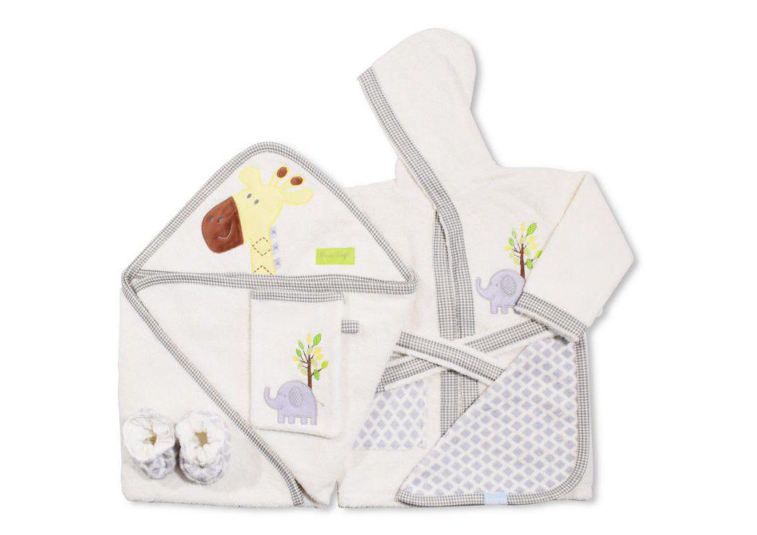 ست حوله پنج تکه رز برن طرح brooks...