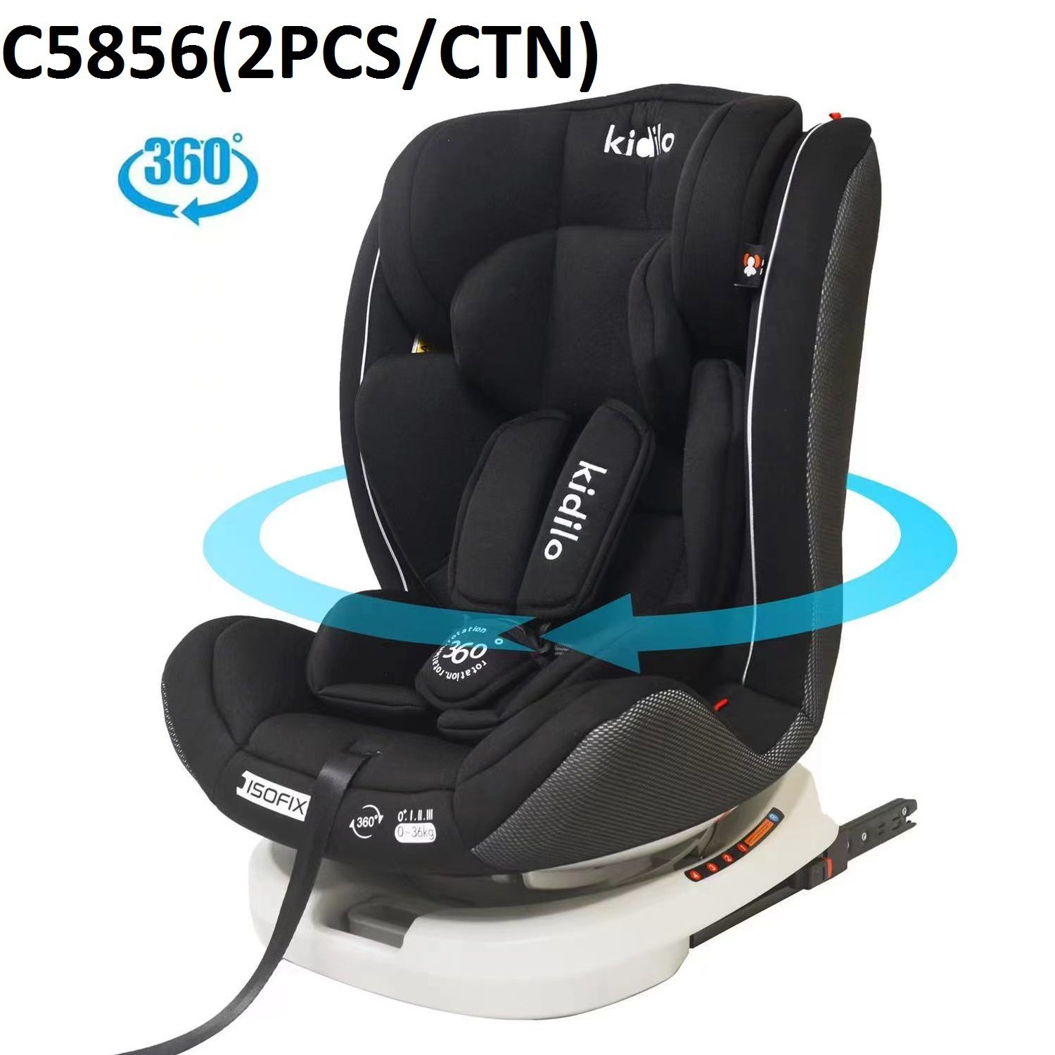 صندلی ماشین 360 درجه کیدیلو دارای ایزوفیکس