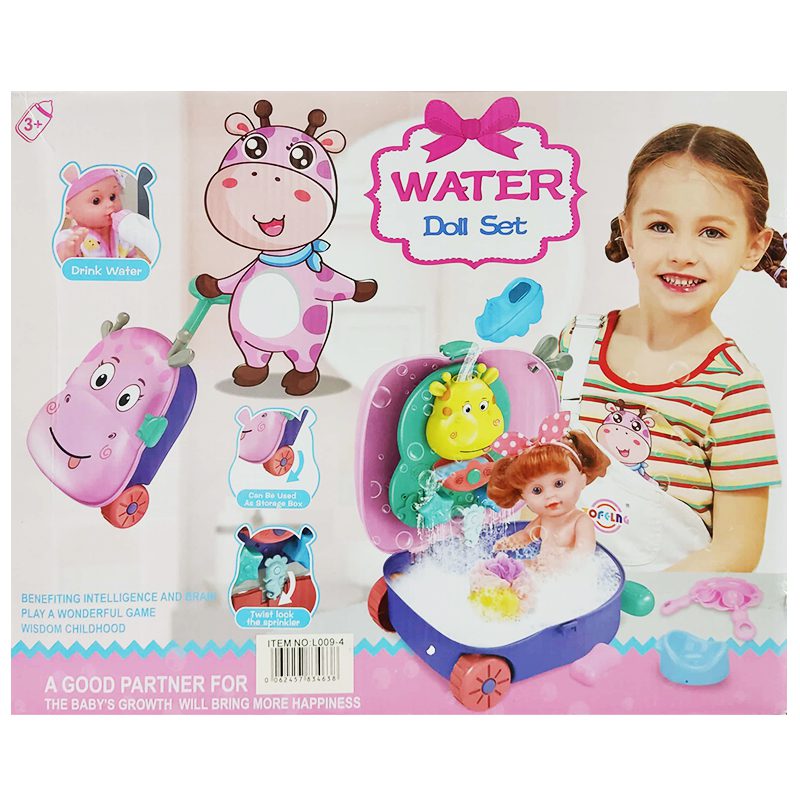 ست اسباب بازی عروسک و لوازم حمام