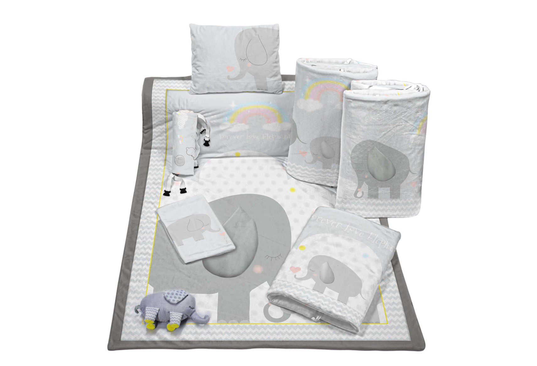 سرویس روتختی هفت تکه رزبرن foreverlove با عروسک