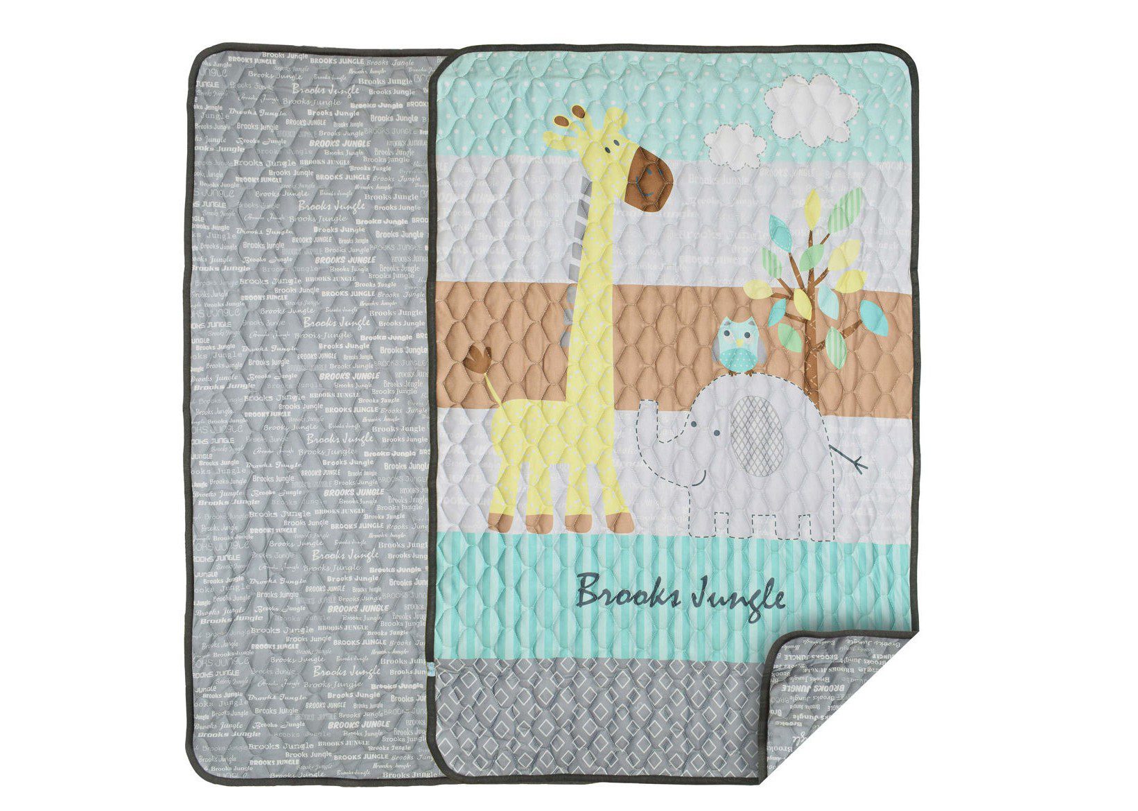 لحاف تک کودک رزبرن طرح brooks jungle