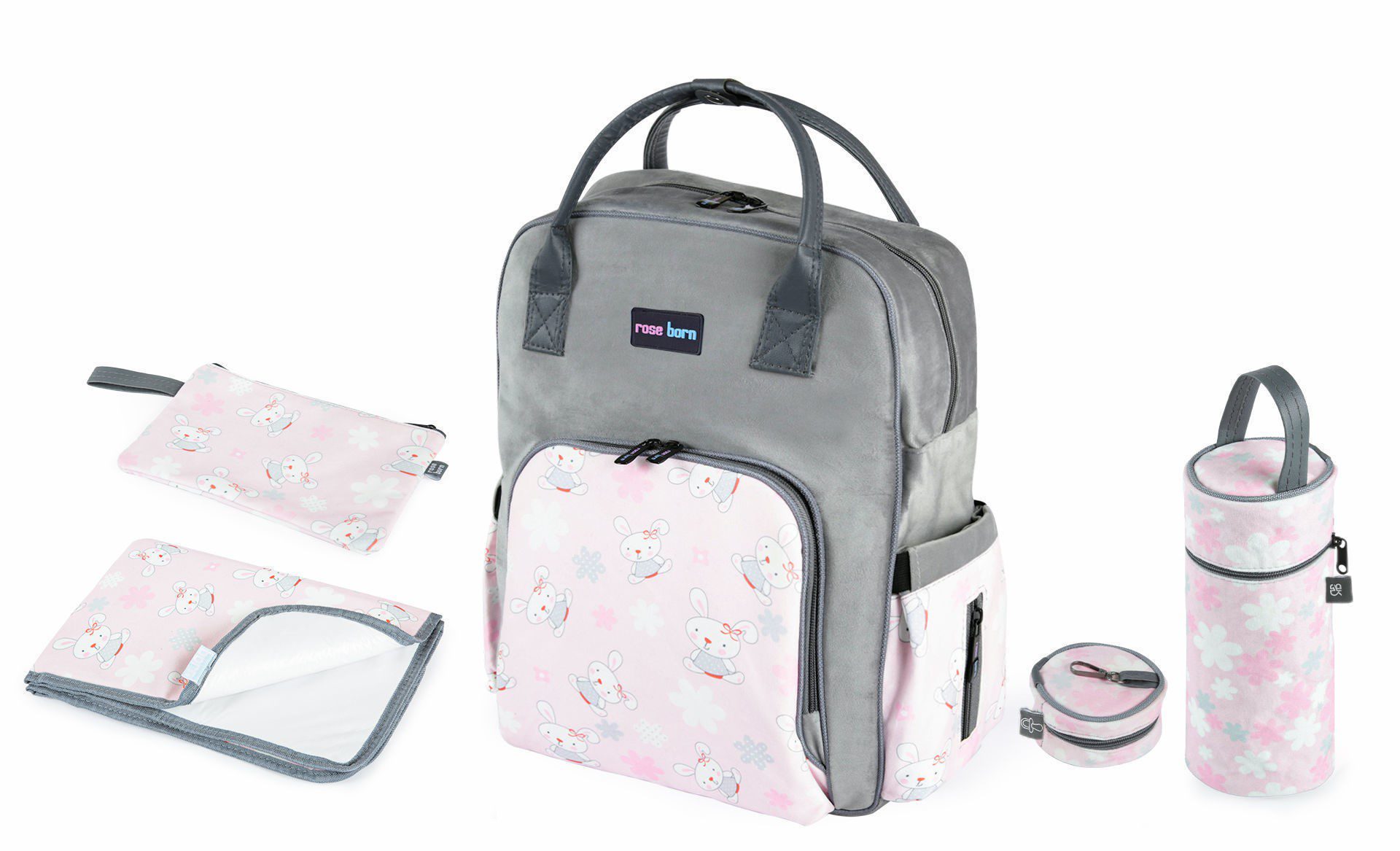 کیف کوله لوازم کودک رزبرن طرح little bunny