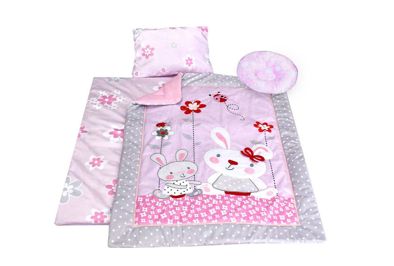 سرویس خواب نوزاد چهارتکه رزبرن little bunny