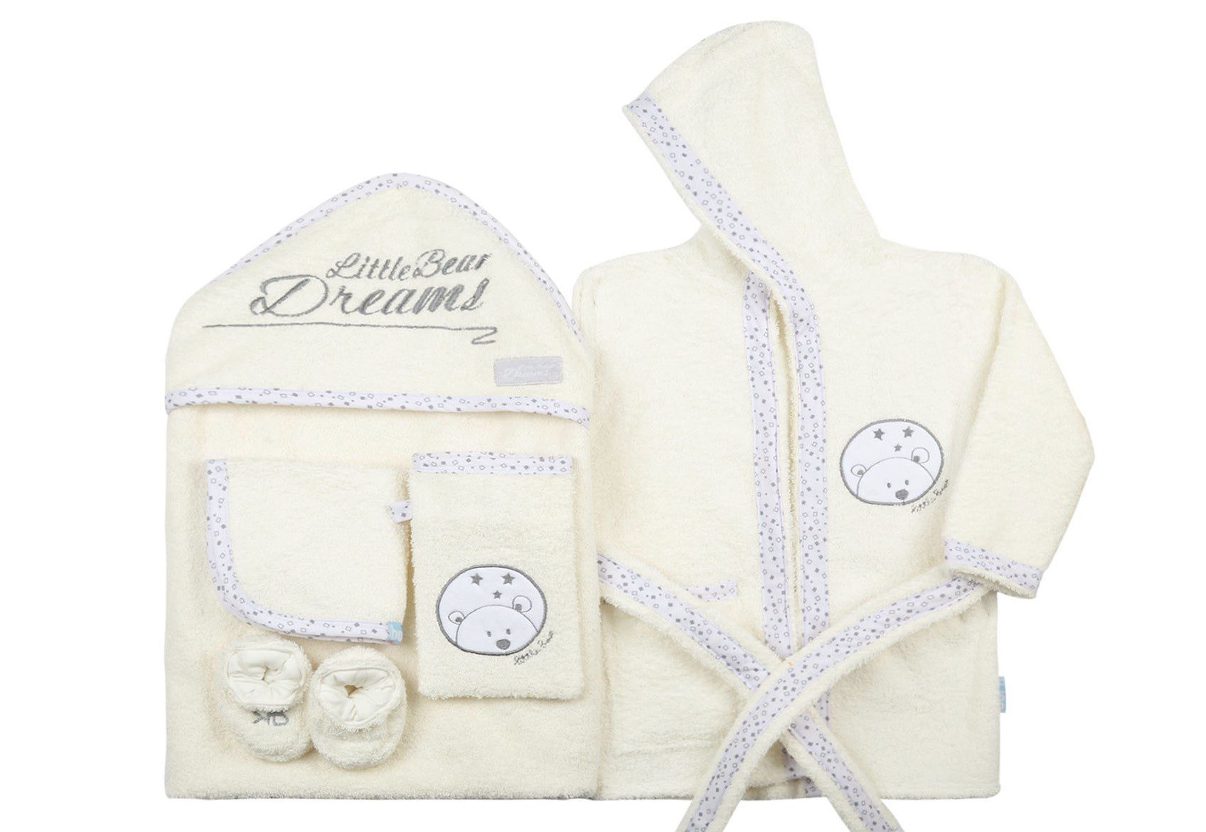 ست حوله پنج تکه رز برن طرح little...