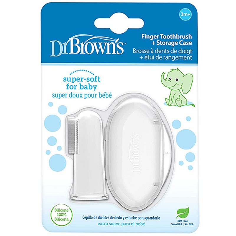 مسواک انگشتی و قاب دکتر برونز