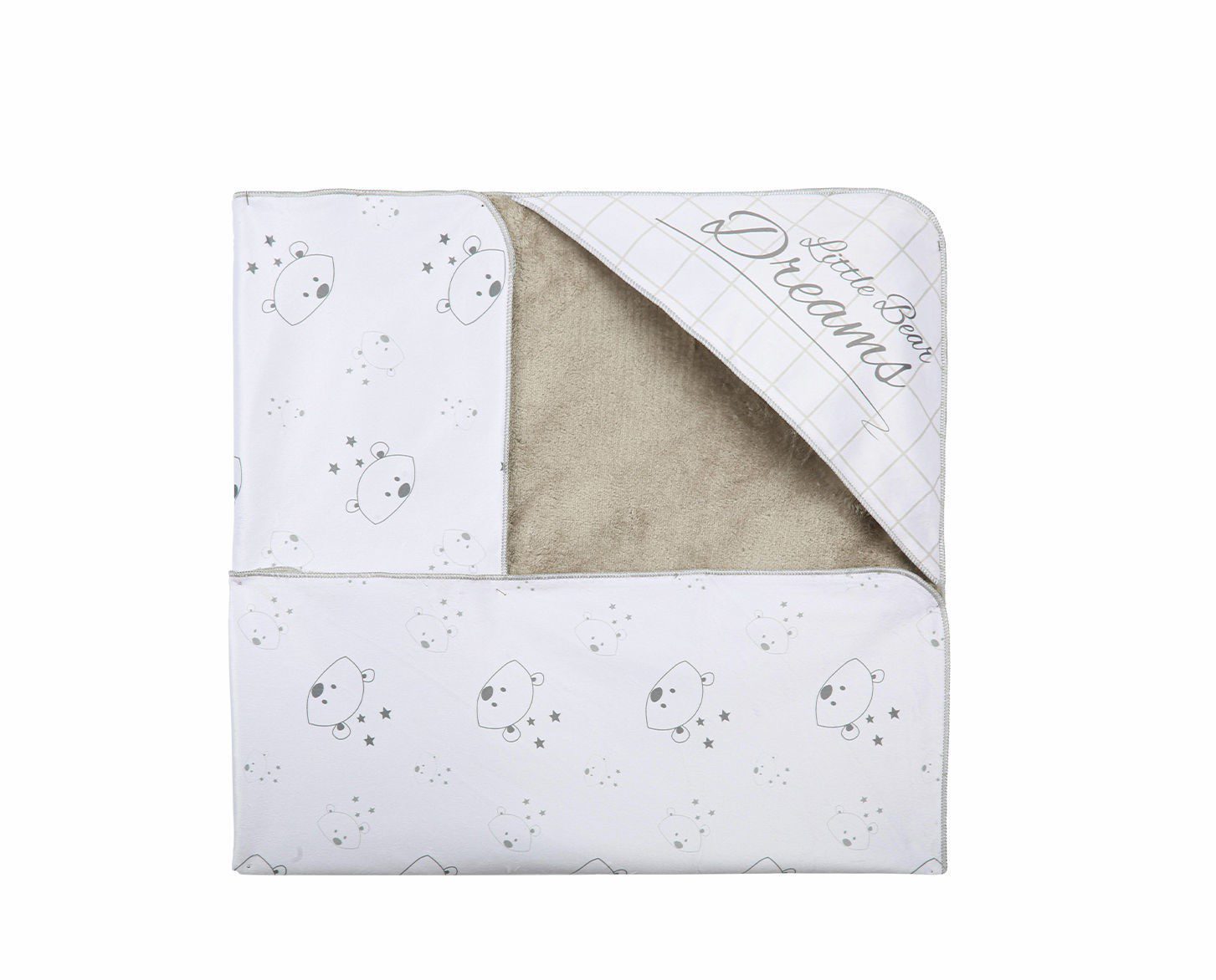 پتو دورپیچ کلاه دار رزبرن طرح little dream