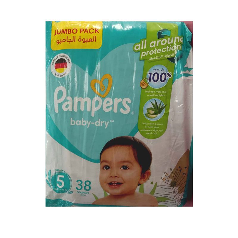 پوشک پمپرز سایز 5 38 عددی