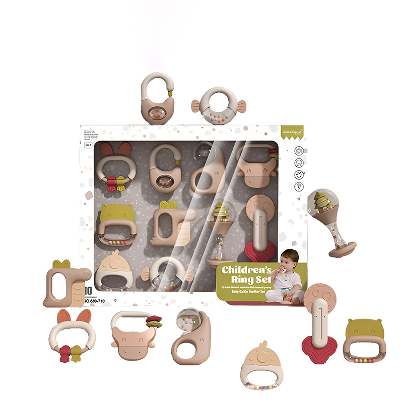 ست جغجغه و لثه گیر ۸ تکه کودک