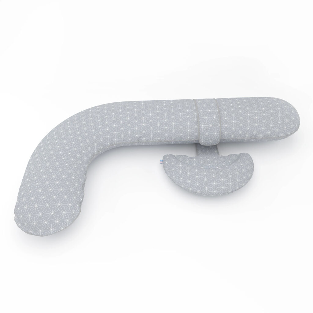 Gray L Pillow