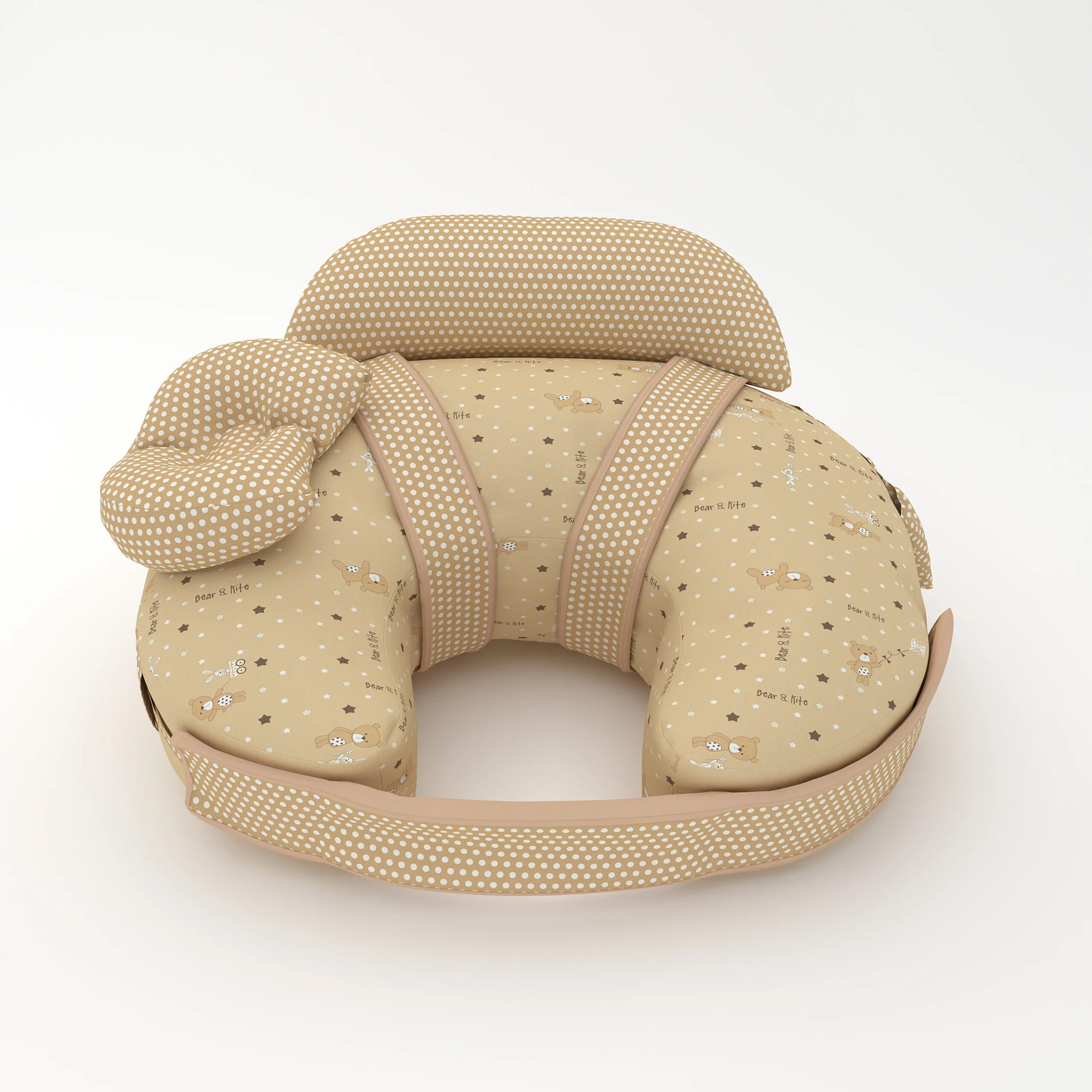 بالش دو منظوره C طرح Bear And Kite رزبرن