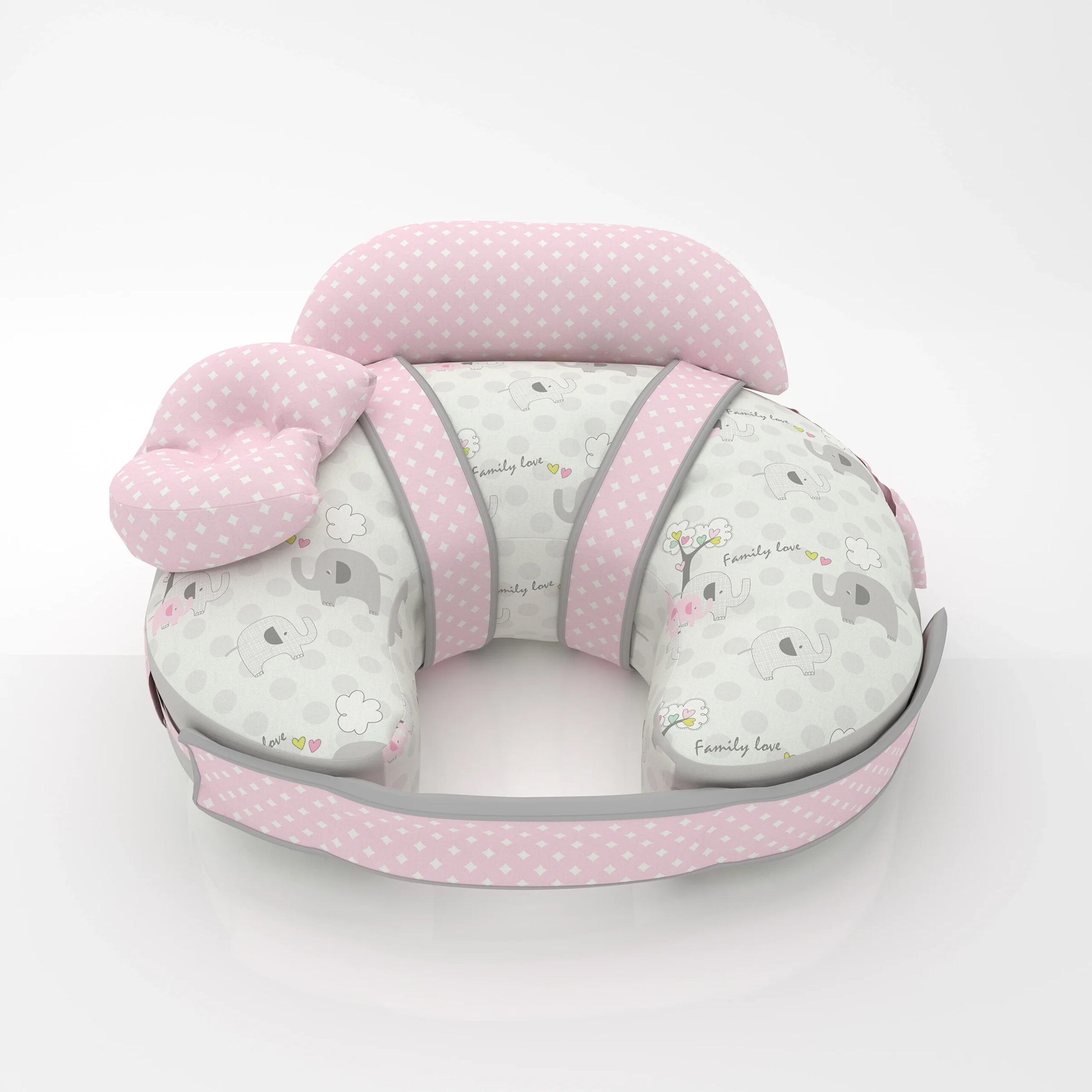 بالش دو منظوره Family Love Girl رزبرن