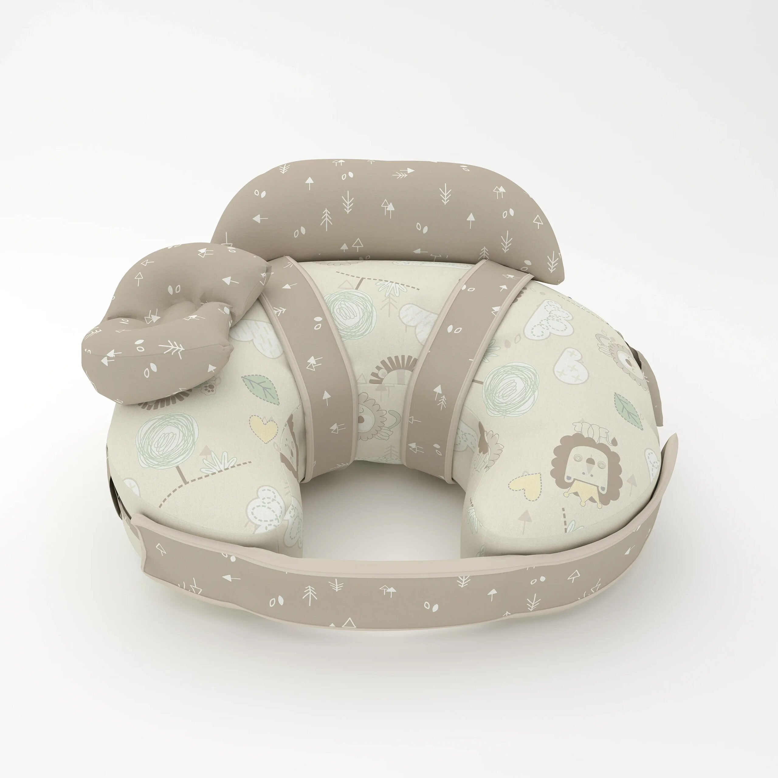 بالش دو منظوره C طرح Lion Cubs رزبرن