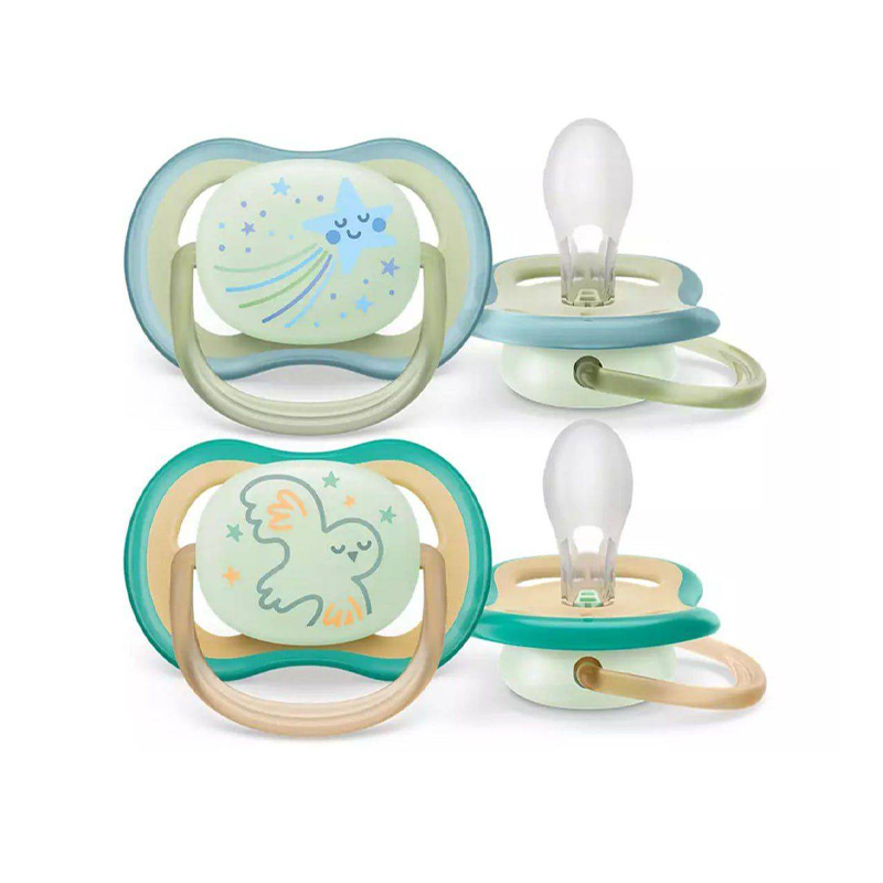 پستانک دو عددی ارتدونسی اونت شب تاب