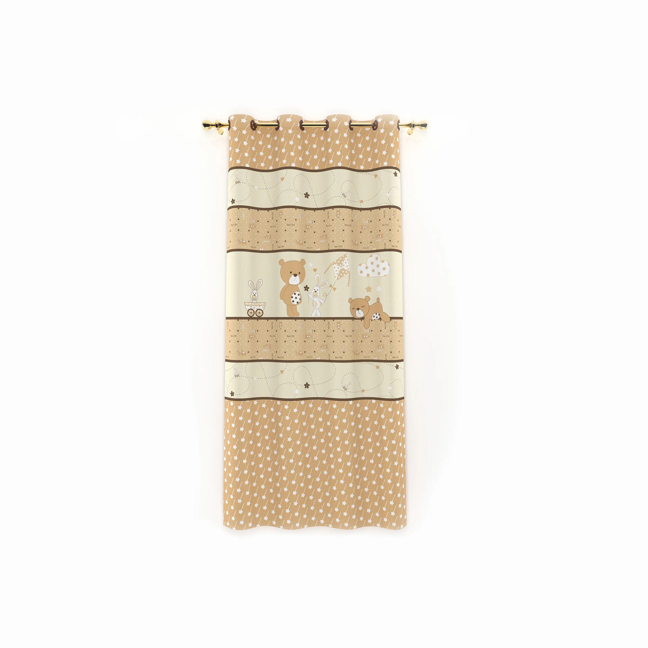 پرده اتاق کودک Bear And Kite رزبرن