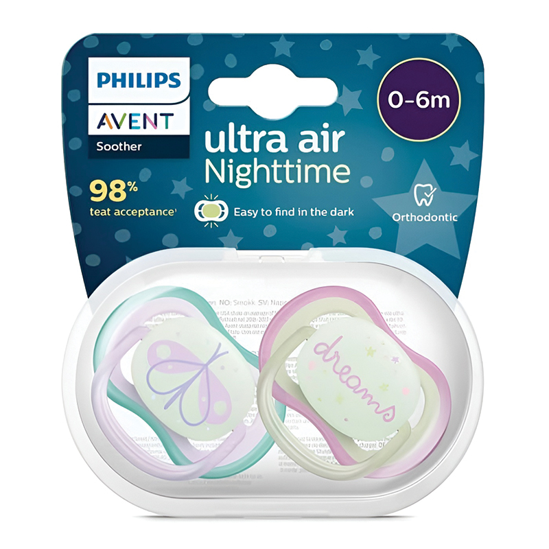 پستانک اونت Ultra Air مدل شبرنگ 0-6 ماه