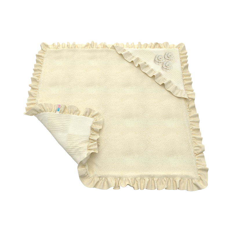 پتو دورپیچ کلاه دارCotton Flower رزبرن