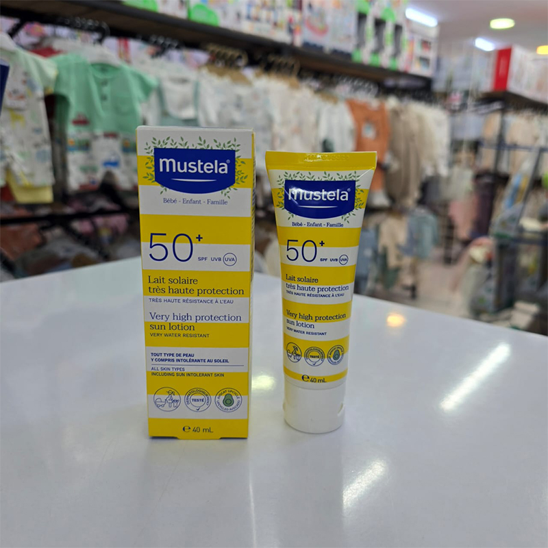 لوسیون ضدآفتاب 40 میلی‌لیتر موستلا مدل SPF 50