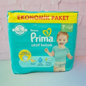 پوشک پریما ترکیه سایز ۷