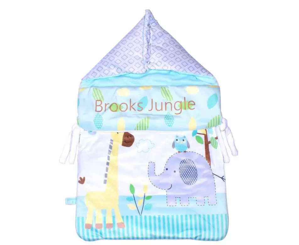 قنداق فرنگی رزبرن زیپ دار طرح brooks jungle