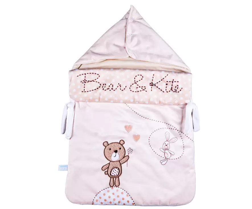 قنداق فرنگی زیپ دار رز برن طرح bear & kite