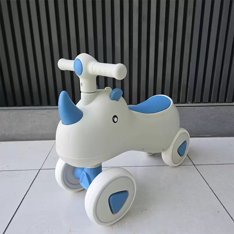 چهار چرخ بچه گانه وارداتی طرح کرگدن ابی